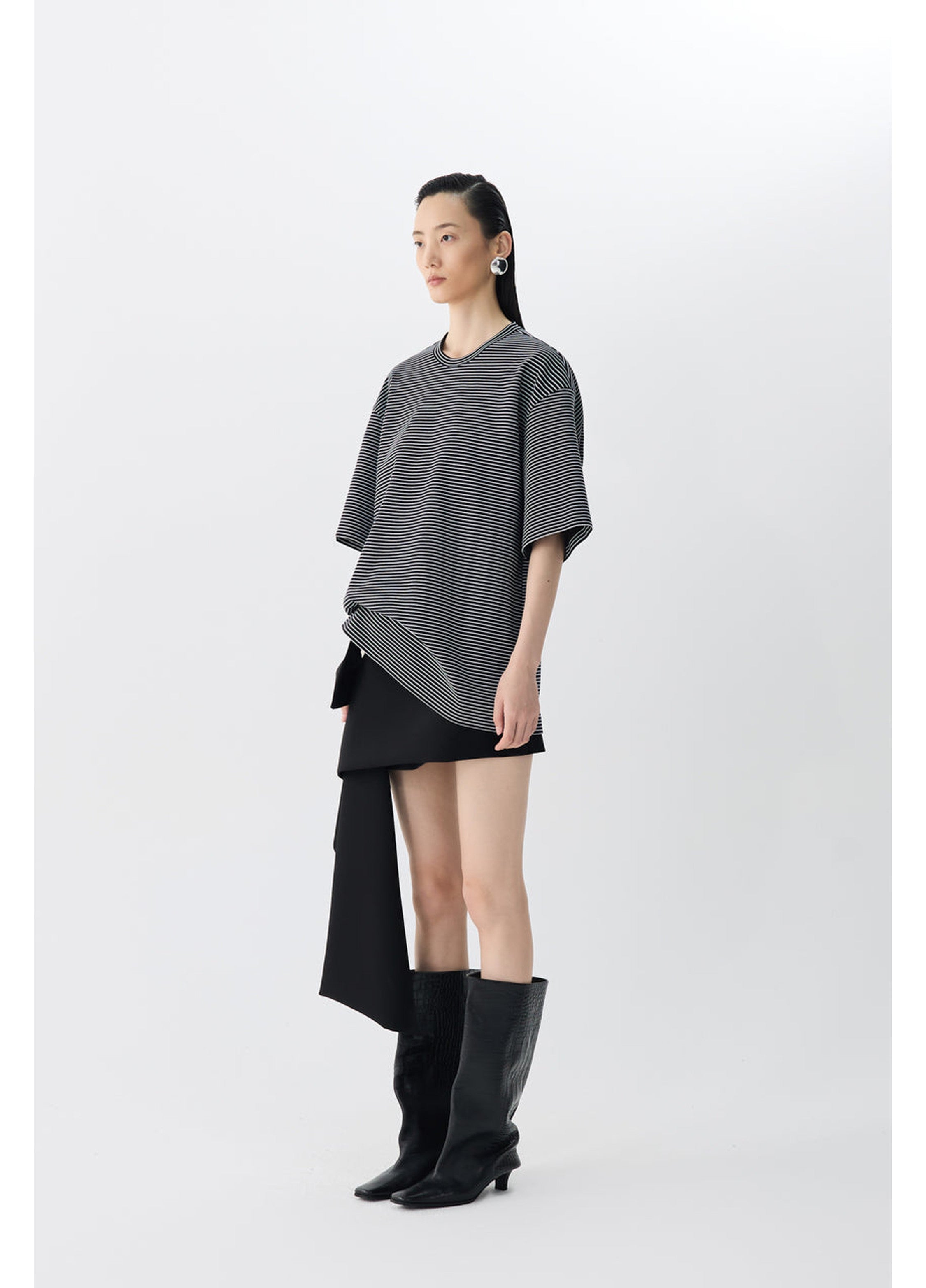 Fashion Short Black Waist Skirt