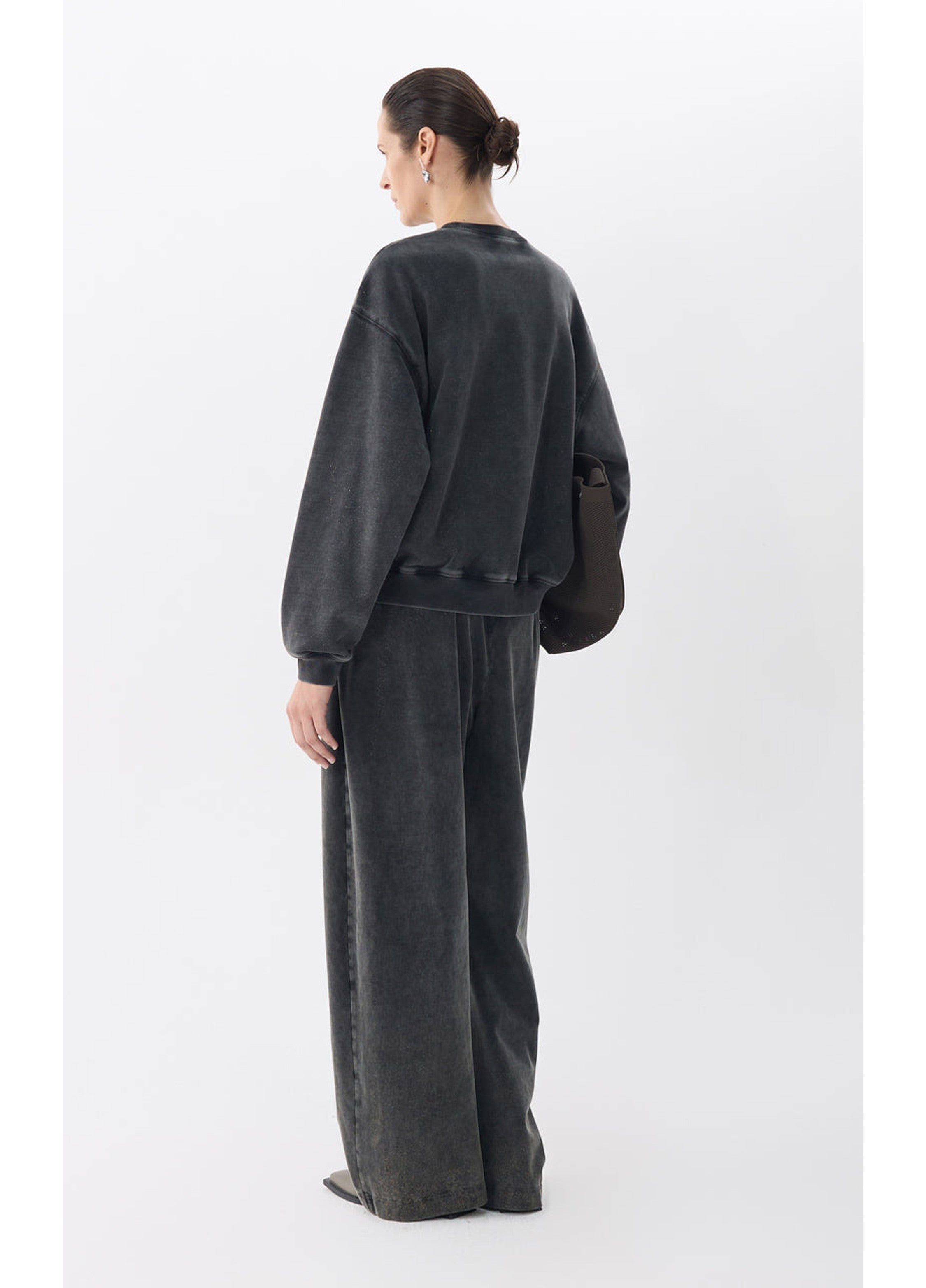 Womens Retro Dog Pattern Hoodie