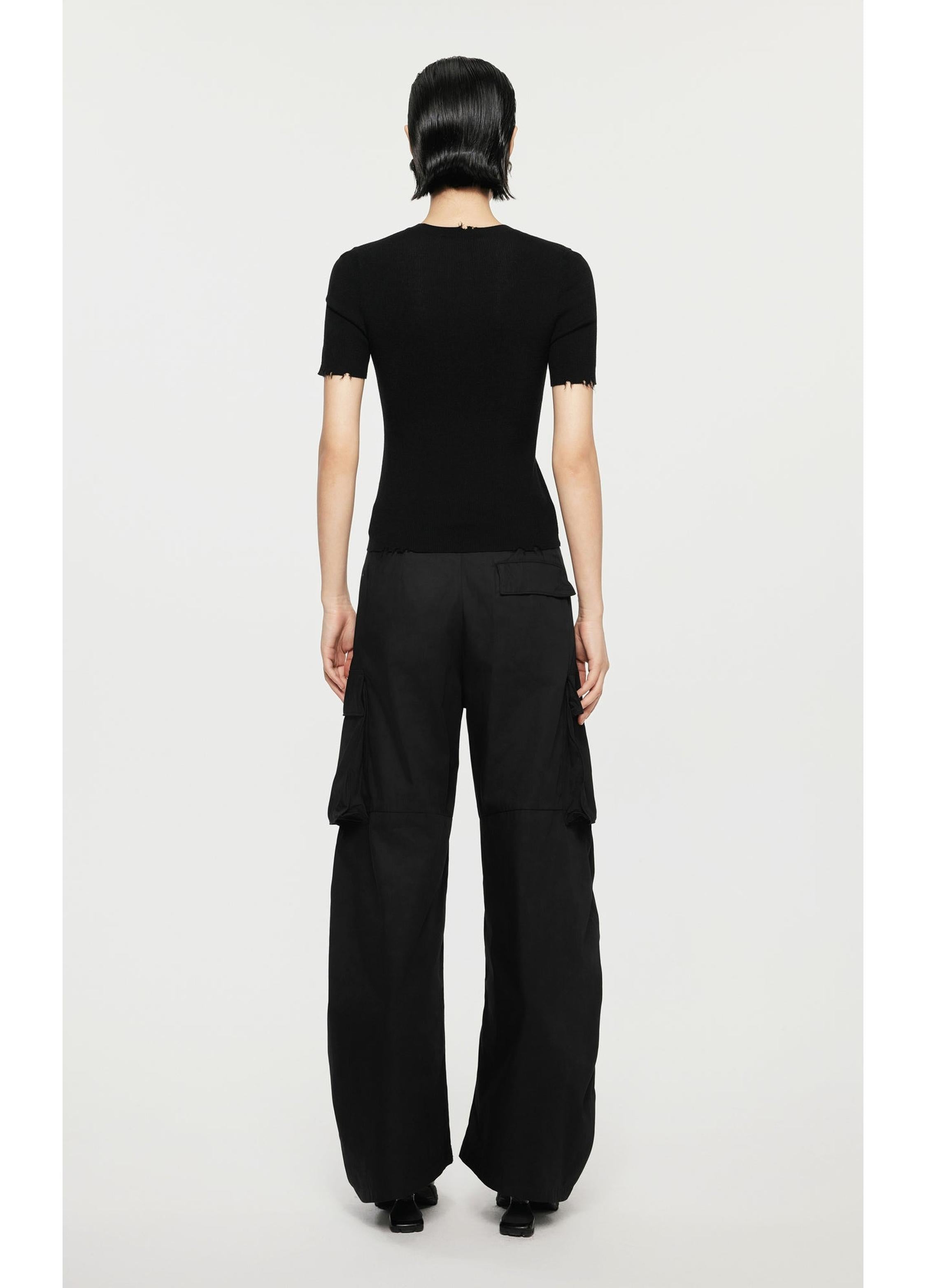 Knitted Sweater Slimming Wool T-shirt