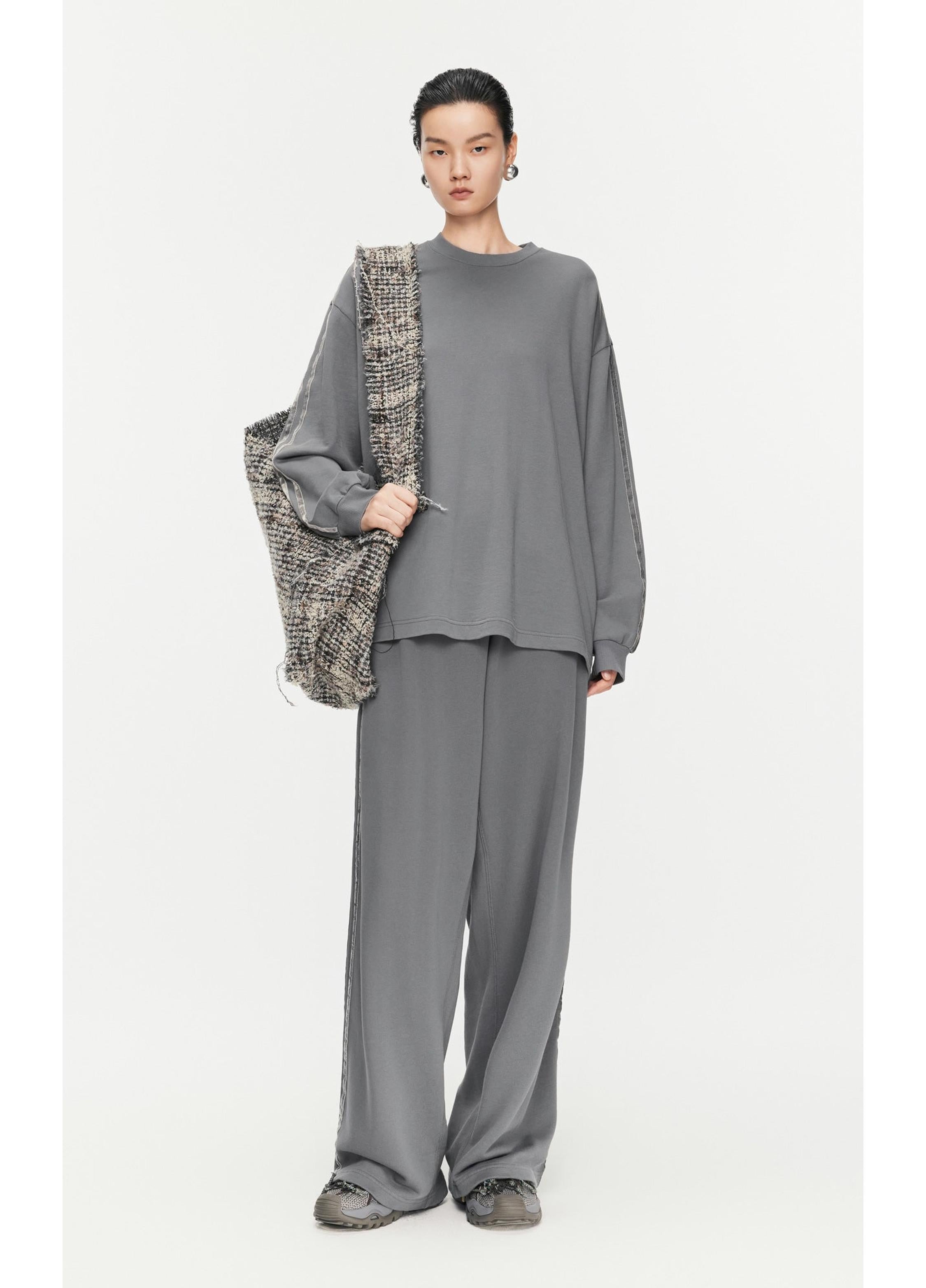 Loose Fitting Overlength Pants
