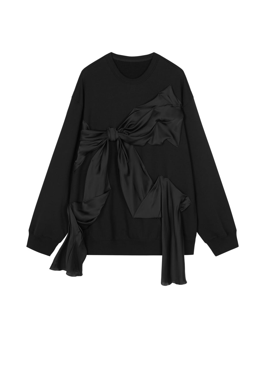 hoodie three-dimensional heavy industry bow