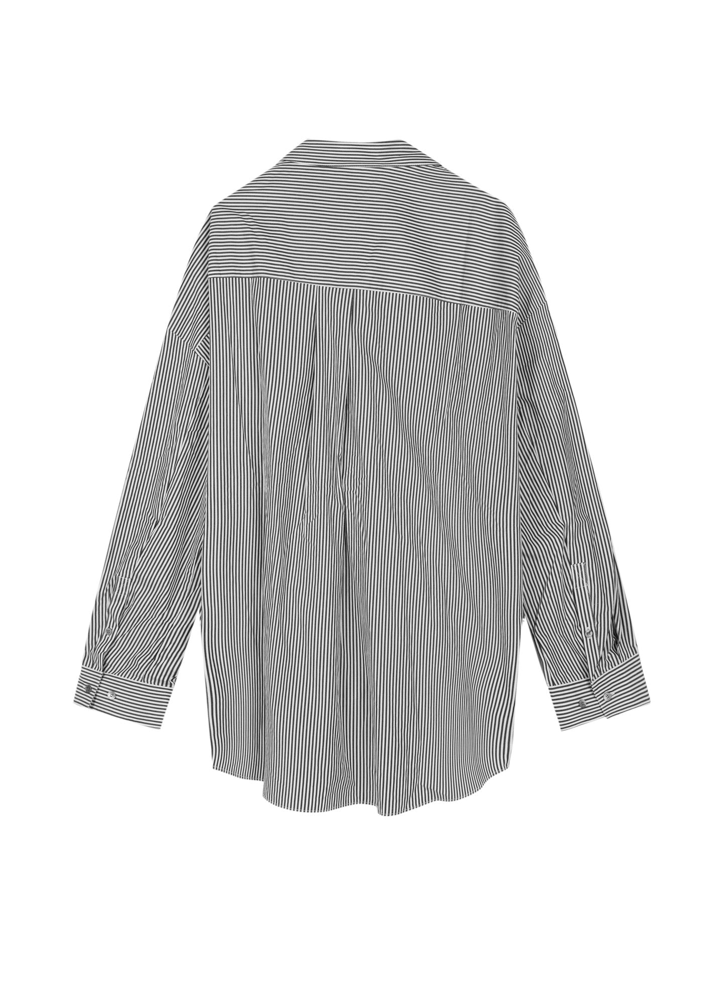 Oversized Pleated Shirt