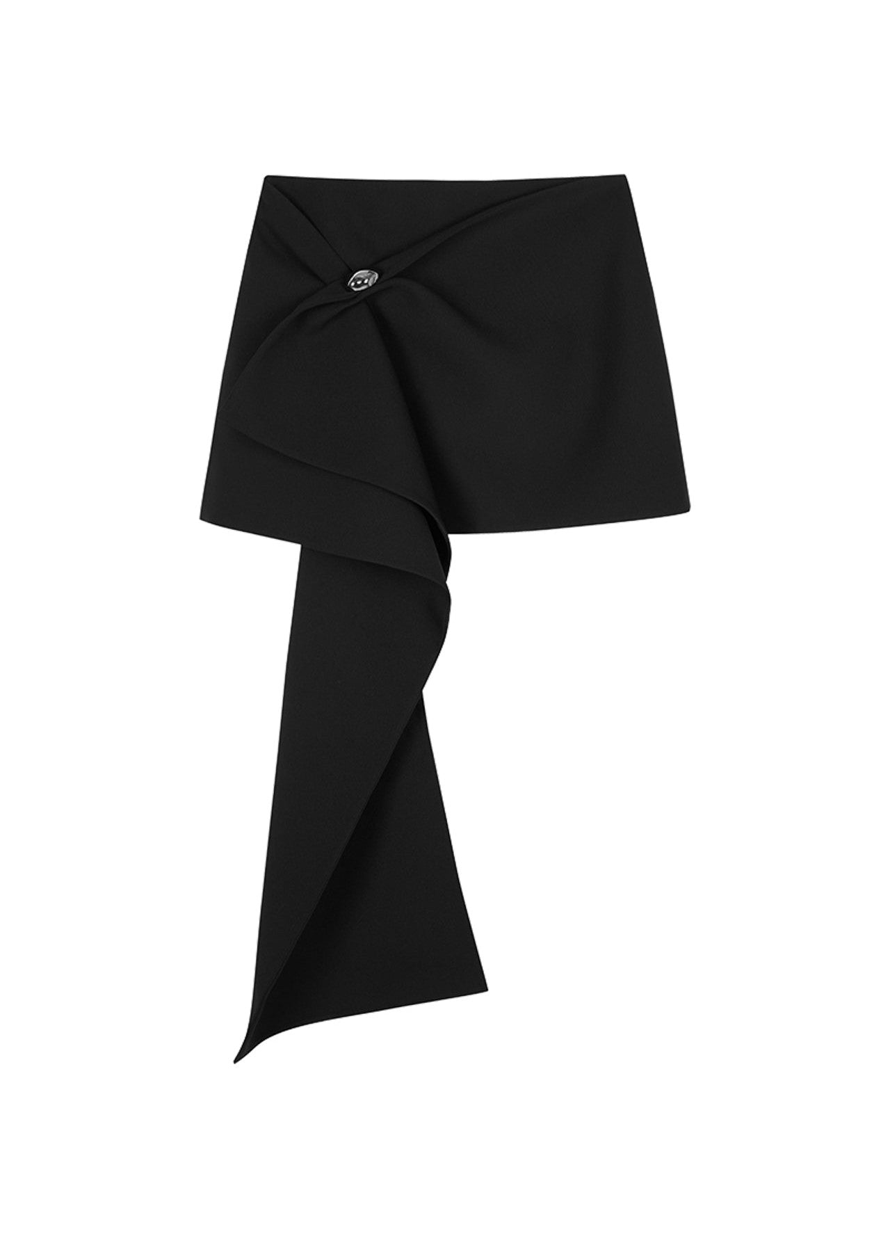 Fashion Short Black Waist Skirt