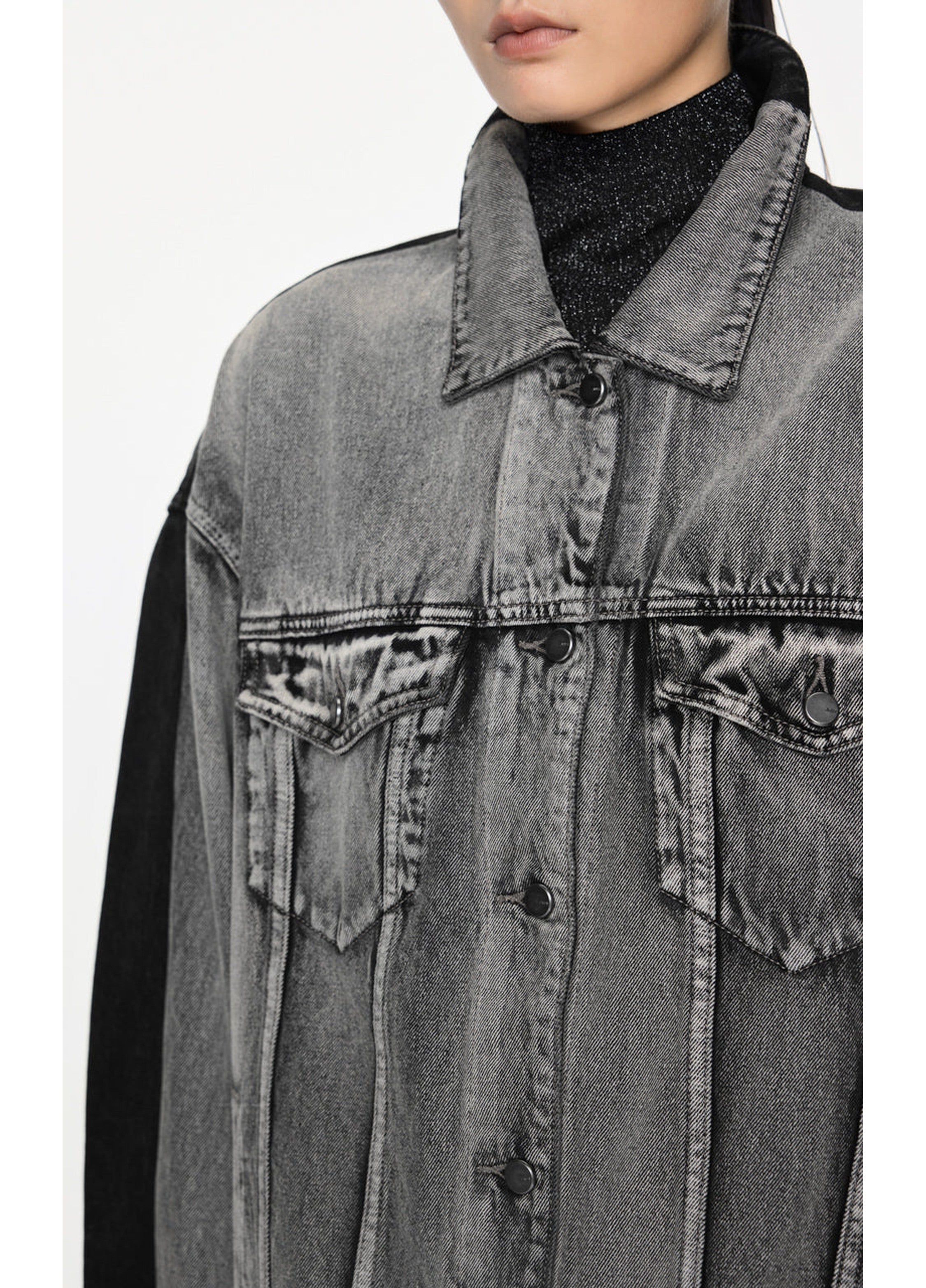 Oversize Denim Coat