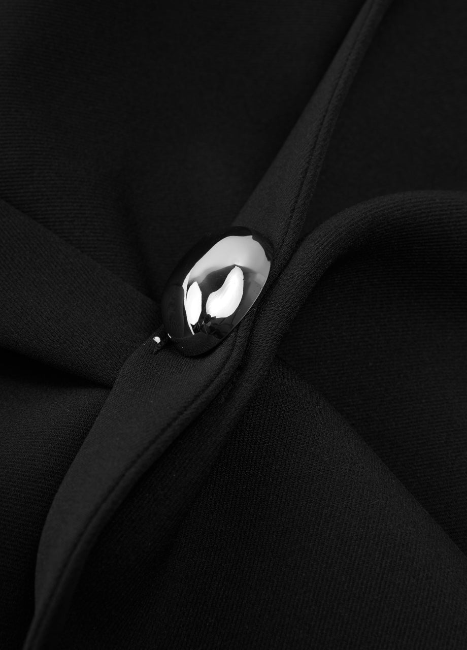 Fashion Short Black Waist Skirt